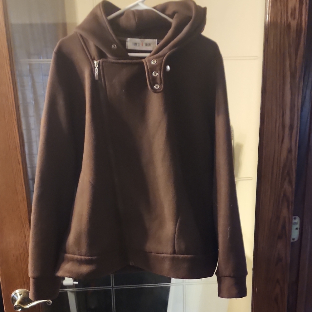 Toms Women's Chocolate Zip-Up Sweater